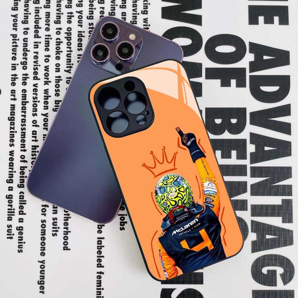 Чехол для телефона SuperCar M-McLarenS для Iphone 16 15 14 12 11 13 Pro Max Mini 8 X Xr Xs Puls Черная Стеклянная Крышка