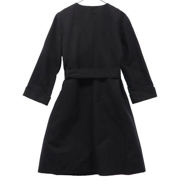 UNITED ARROWS Пальто без цвета 36 черный Женский Б/у