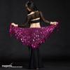 Mermaid Hip Scarf & Waist Chain Belly Dance Costume with Cymbals Triangle Shawl
