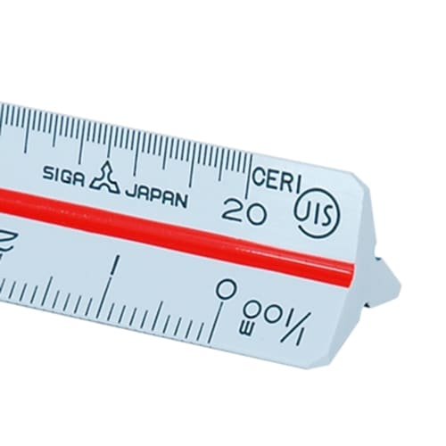 Shinwa Sokutei Triangular Scale A-10 JIS 10cm 70777