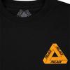Palace Tri-To-Help Charity Limited Edition Оранжевая треугольная футболка с короткими рукавами, топы унисекс, черные P18TS236