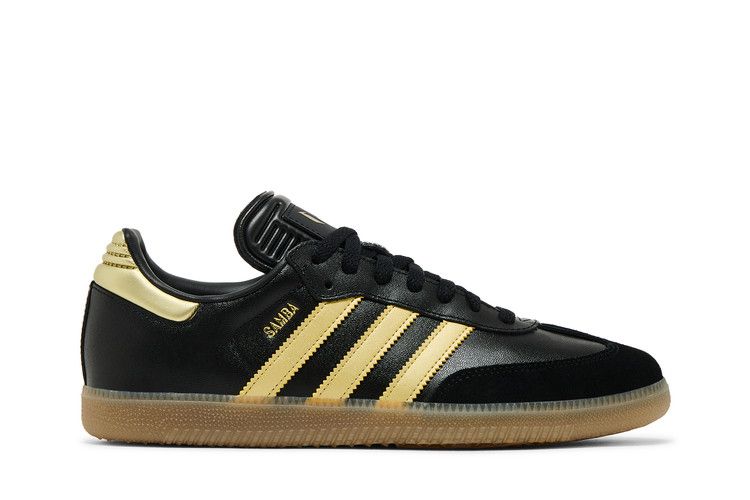 Мужские кроссовки adidas Samba Messi Золотой Черный/Золотой Металлик/Каучук