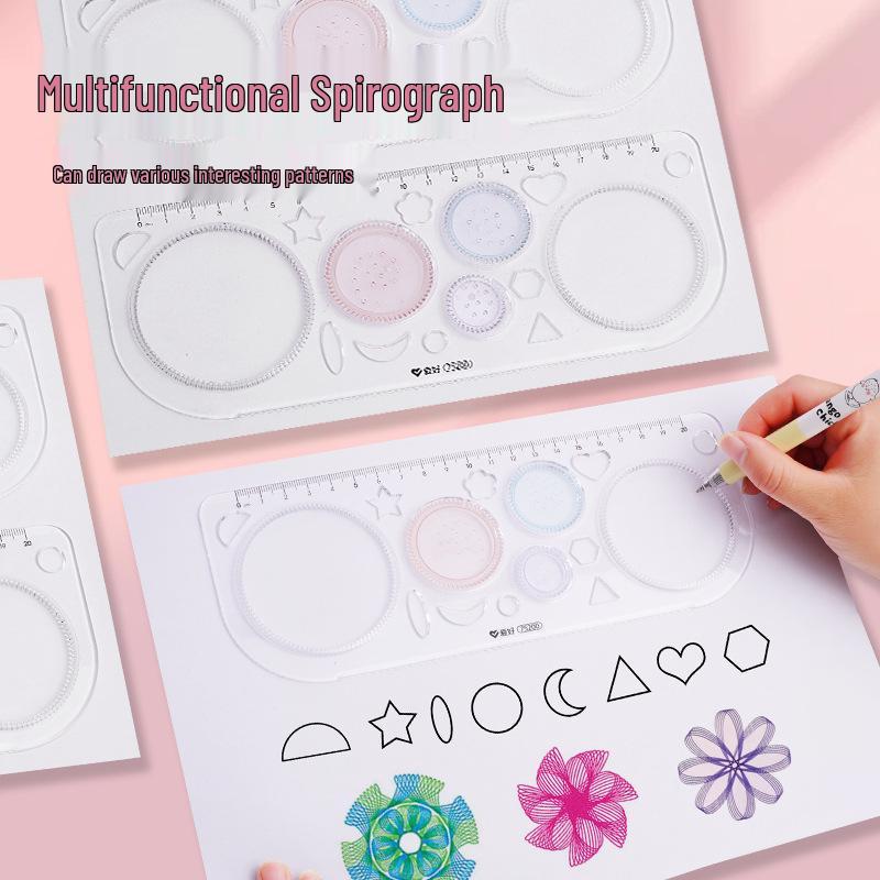 Multifunctional Geometric Animal Spirograph for Creative Children's Drawing and Educational Projects