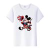 Kawaii Summer Unisex Short Sleeve t-shirt Cartoon Tshirt Top Loose Tee Mickey Mouse Graphic Clothes Gift