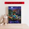 Minecraft Customize Text Diamond Painting Round Diamond Mosaic Suitable For Beginners Diamond Painting Rhinestones Gift Frameless