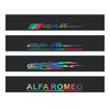 ZOPJT1 Carbon Fibre Color Car Windshield Sticker Decal for Alfa Romeo Logo Stelvio Brera Giulia 166 156 159 147 155 Mito GT Giulietta