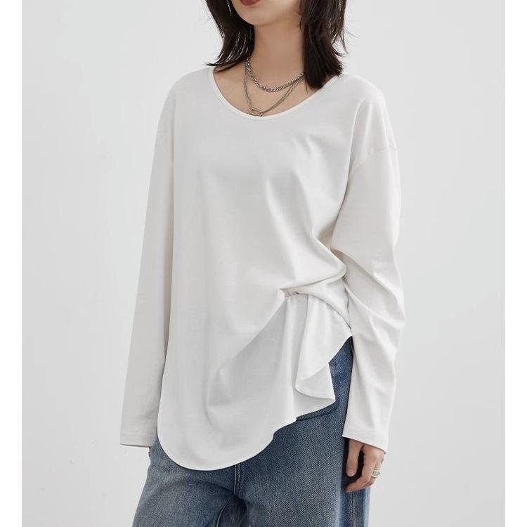 Весенняя хлопковая футболка для женщин, белые черные топы больших размеров