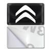 DBGO4 2/5/10Pcs Carbon Fiber Steering Wheel Car Logo Emblem 3D Stickers For Citroen C1 C2 C3 C4 C5 C6 C8 C4L DS3 DS4 DS5LS DS6