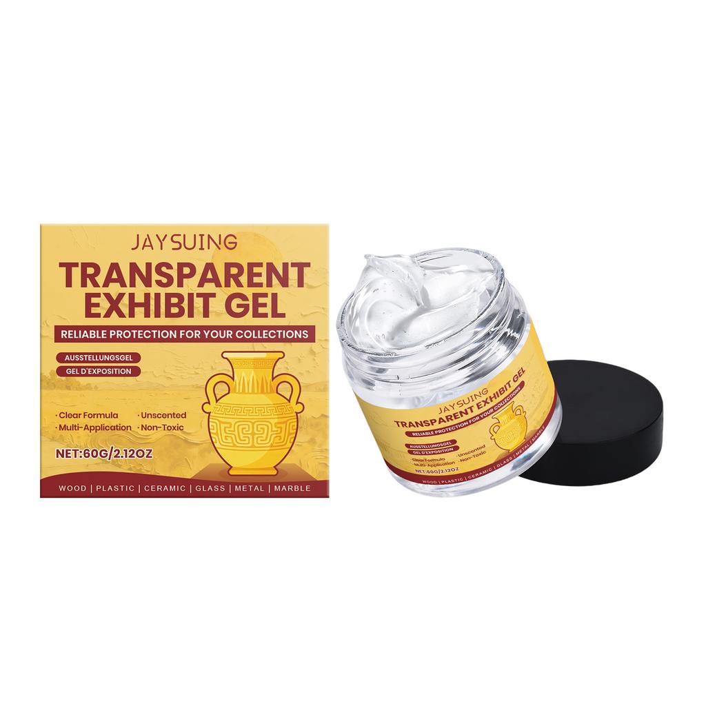 Transparent Exhibition Gel Provide Reliable Protection Repeated Use Multiple Times Multi-purpose Collections Protective Adhesive