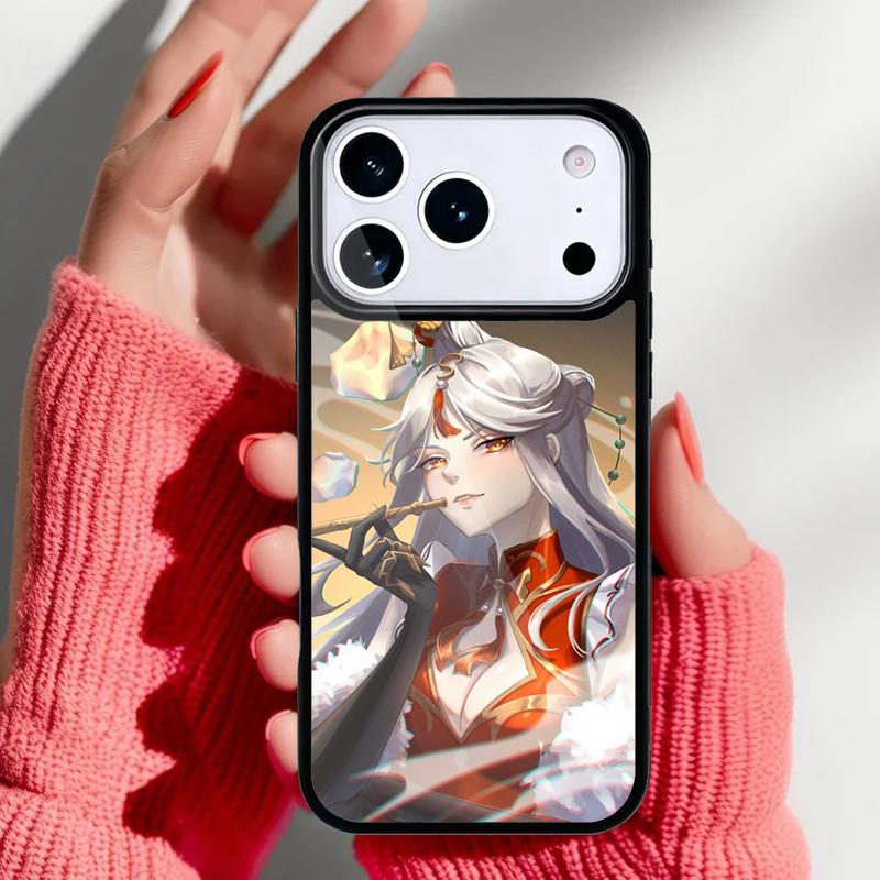 Game Genshin Impact Cute Phone Case for iPhone 17 16 15 14 13 Pro Max Back Cover for 12 11 Pro Coque