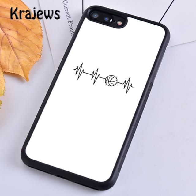 Мягкий чехол Krajews Sport Love с баскетбольной текстурой для iPhone 14 5 6s 7 8 plus X XR XS 11 12 13 pro max Samsung S21 S22 ultra