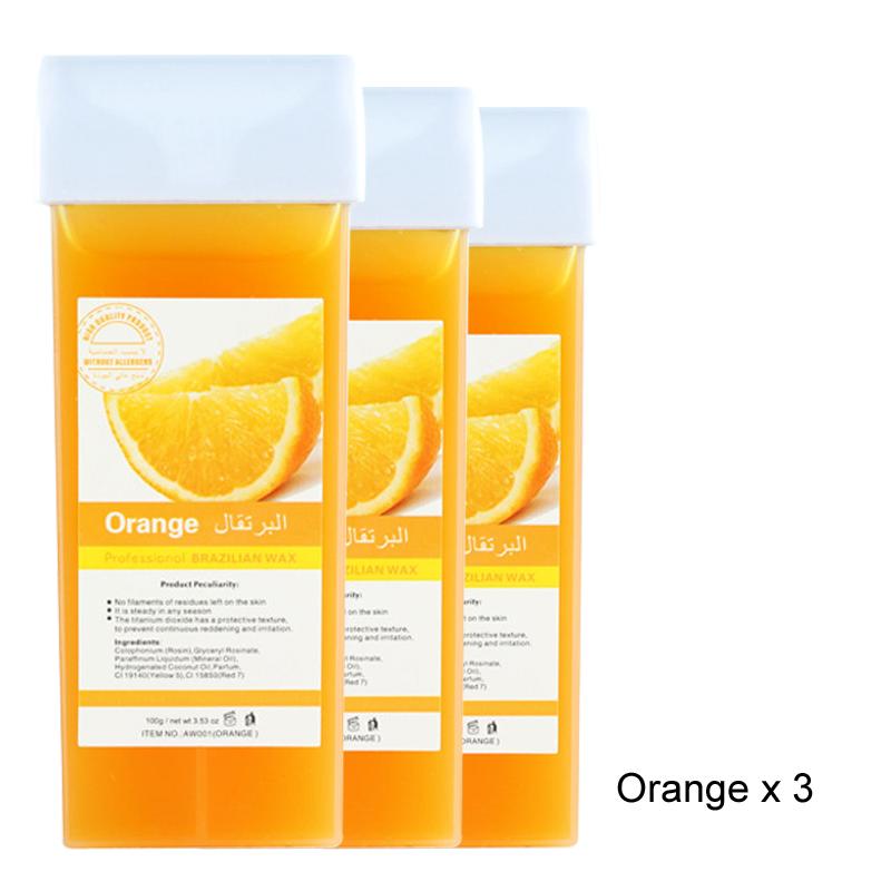 Roll On Refill Hair Removal Wax Painless Depilatory Wax Roller Honey Wax Body Hair Removal For Any Roll On Wax Warmer Cartridge