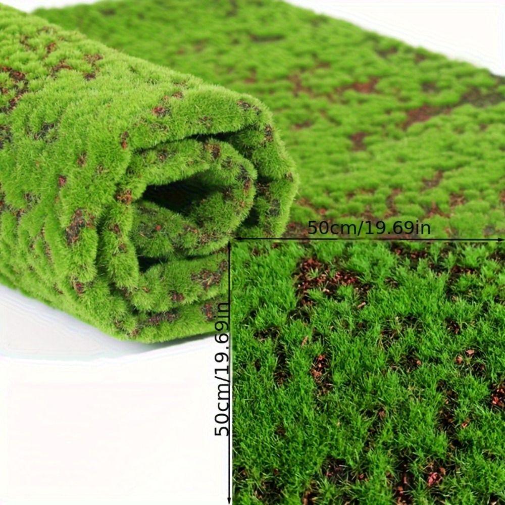 Прочный ковер из искусственного мха Вечная жизнь Искусственный коврик из зеленой травы Домашний декор