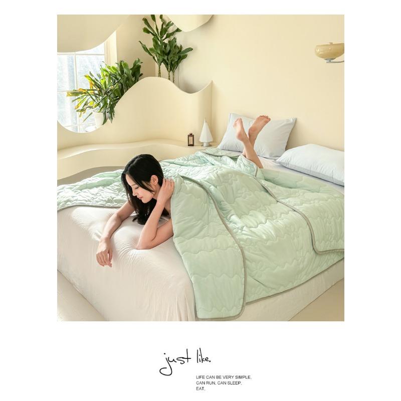 Высококачественное охлаждающее одеяло, холодная ткань поглощает тепло тела, мягкое кондиционирующее одеяло, гладкое легкое летнее одеяло