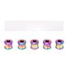 5 Pcs Bike Chainring Screw 6.5mm Colorful Ti Alloy High Strength Lightweight Single Disc Chainwheel