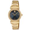 [Versace] Watch V-MOTIF V Motif Black Dial Stainless Steel Sapphire Glass Quartz 35MM Swiss Watch VERE02220 Women's Gold [Item]