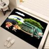 1pc Trash Truck Print Area Rug - Soft, Washable Non-Slip Indoor Mat, Living Room, Home Office Decorative Rug,Office Decorative