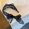 Korean Style Lace Hair Band Ribbon Hair Hoop Temperament Bow Headband  Girls
