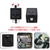 YFFSFDC Flasher Relay 3 Pin Turn Signal Relay CF14 Flash Speed Adjustable LED Flasher Relay for Motorcycle