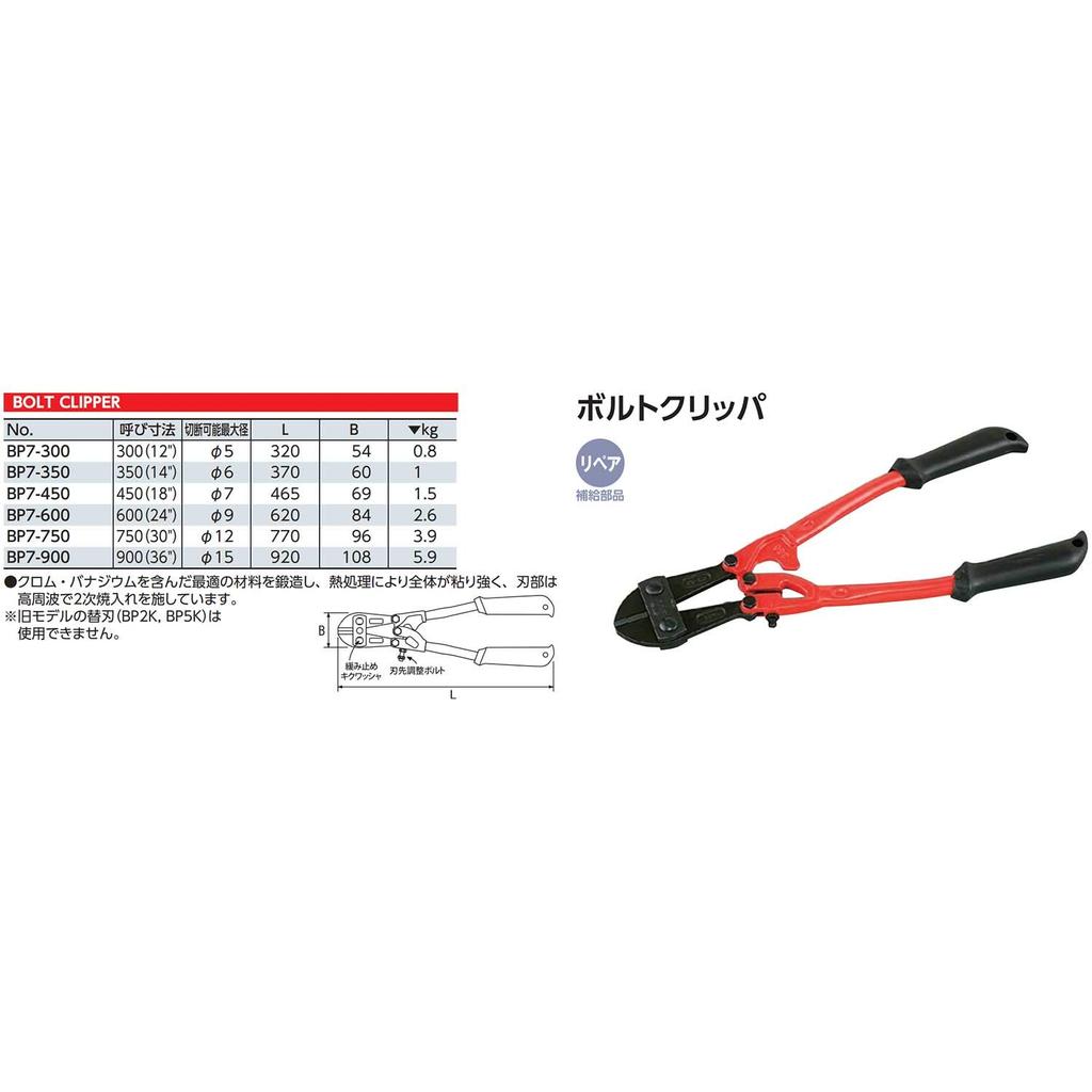 Болторез Kyoto Machinery Tools (КТК) БП7-600