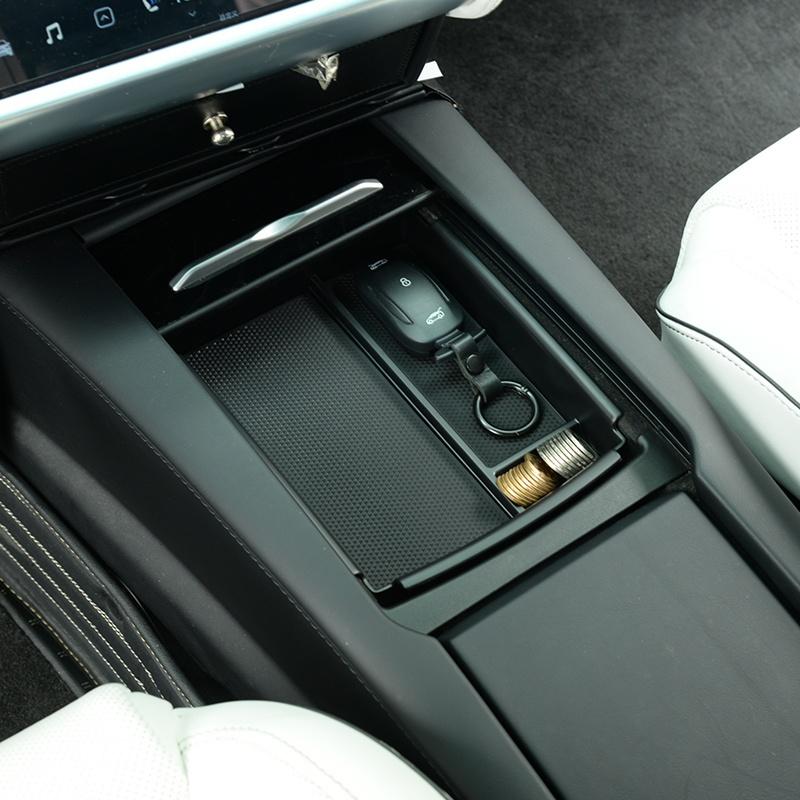 Для Tesla Model XS 2016 ~ 2019 аксессуары, подлокотник для центральной консоли, органайзер, беспроводное зарядное устройство для телефона, лоток для хранения, подставка