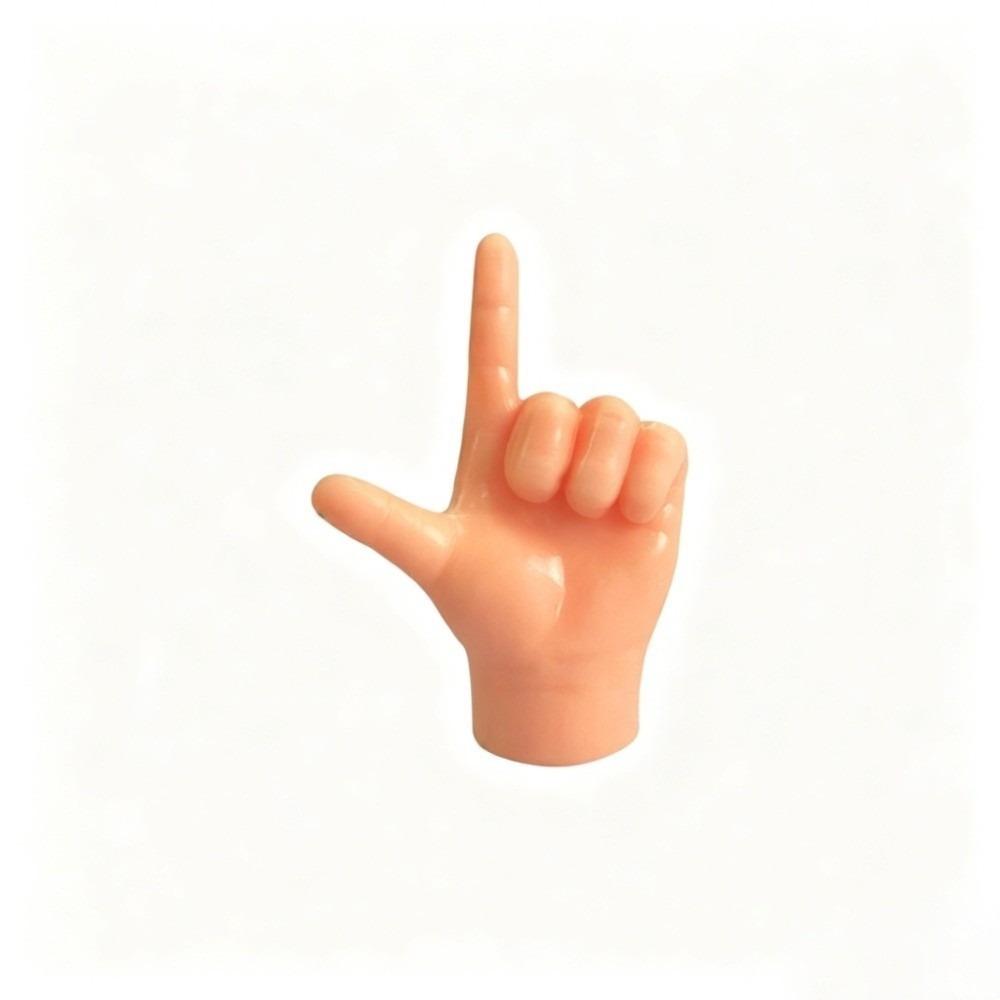 Novelty Feature Finger Cat Toy Mini Size Mini Finger Puppet Funny Funny Prank Gift Pet Supplies