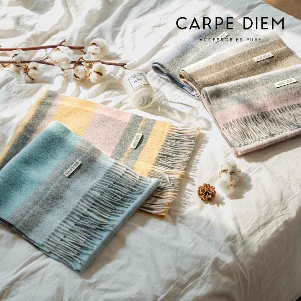 Шерстяной шарф Carpe Diem Check MF027