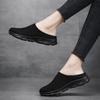 Women Half Slippers 2025 Summer Breathable Mesh Home Casual Sports Soft Bottom Lightweight Platform Single Shoes Women Zapatos
