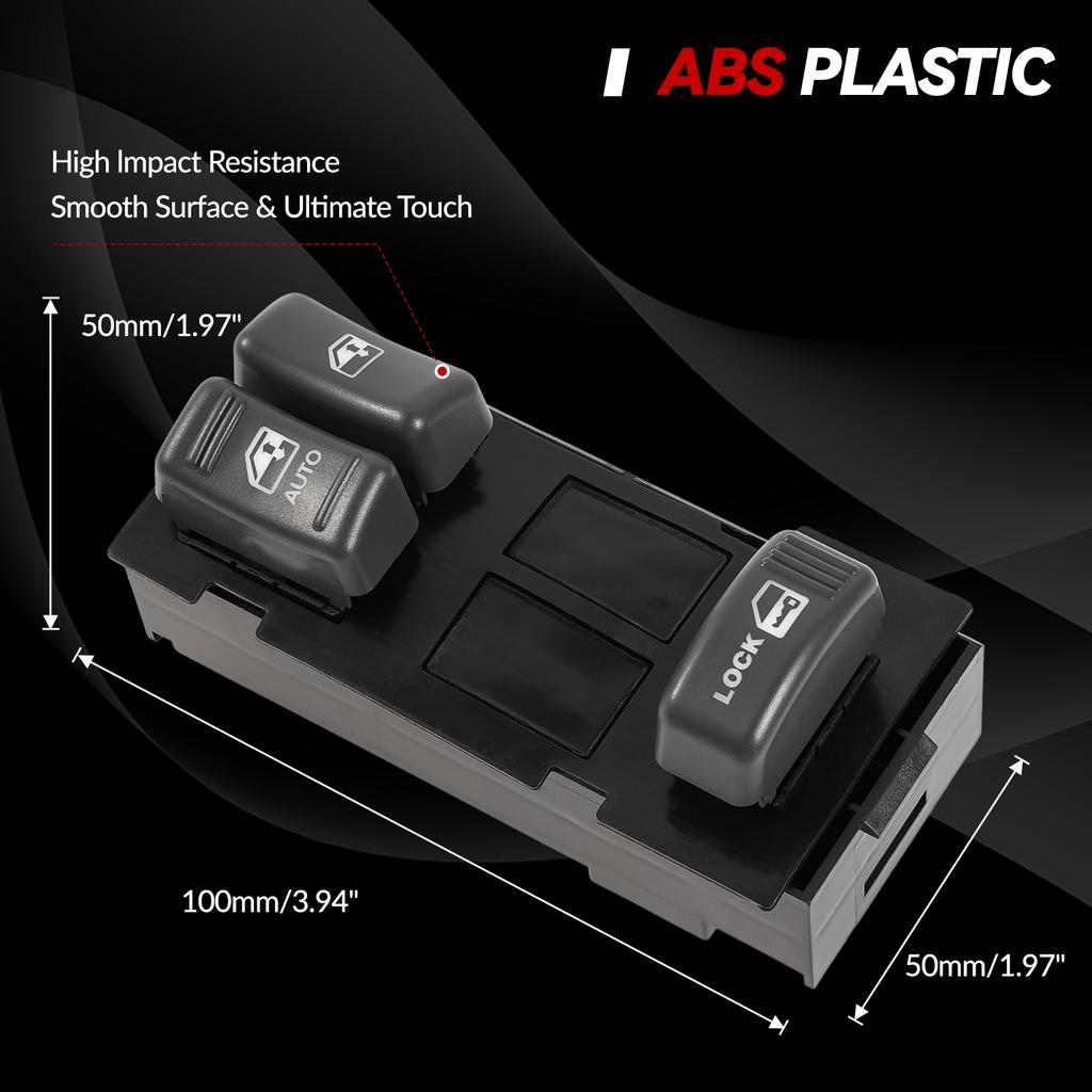 Выключатель блокировки стеклоподъемника двери автомобиля со стороны водителя для GMC C2500 C3500 Jimmy K1500 K2500 Yukon S15 1995 1996 1997 1998 1999 2000