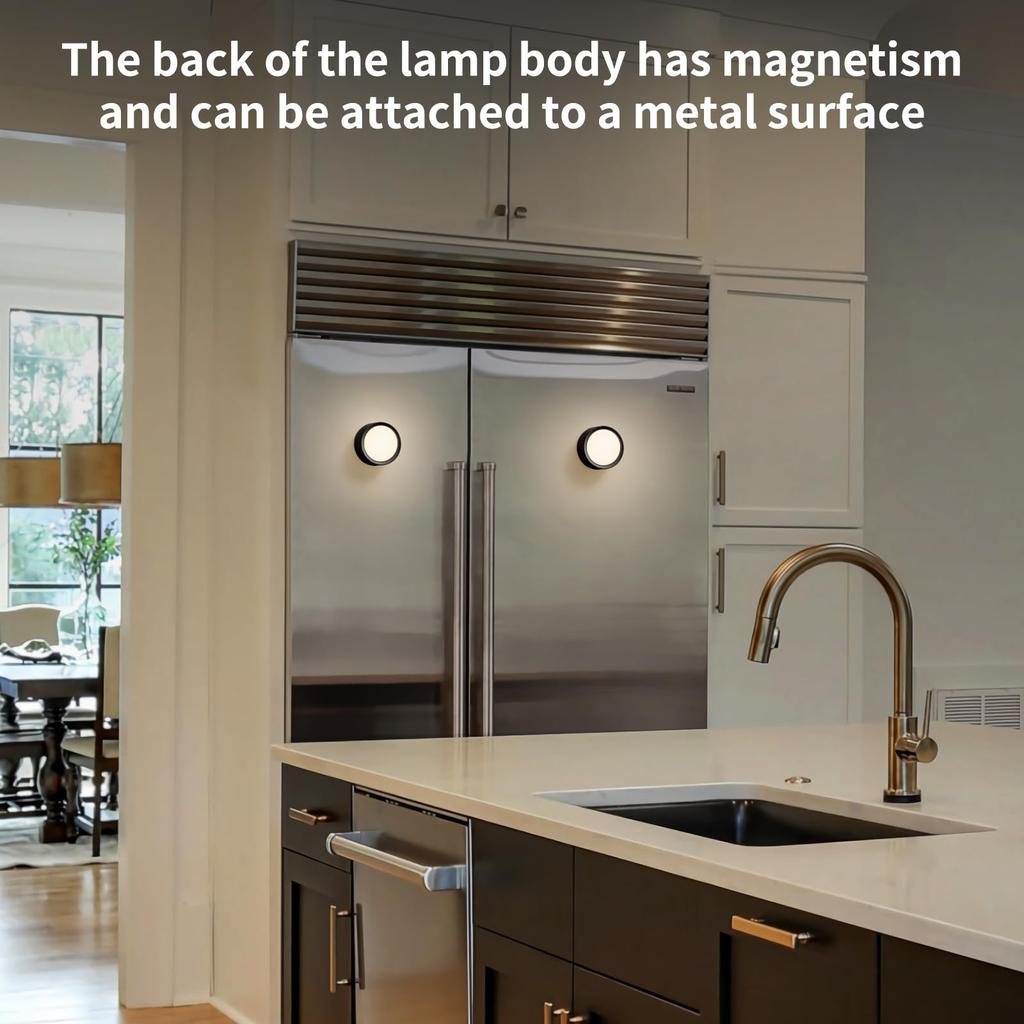 3 шт. Настенные светильники для картин на батарейках, Светодиодные светильники для постеров с 3 режимами освещения, Магнитный галерейный светильник для картин