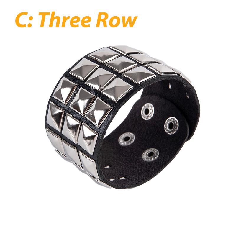 Уникальный браслет с заклепками и широкими манжетами в стиле панк, готический рок, унисекс, мужской браслет, ювелирные изделия