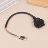Автомобильный диагностический адаптер Obd2 Разъем Obd2 Перемычка Интерфейс Удлинительный кабель Инструмент Автомобильный удлинительный кабель 16-контактный Can +- K-линия