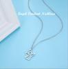 Cazador Magic Guardian Angel Fairy Pendant Necklaces For Women Feather wing Stainless Steel Chain Necklace Jewelry Party Gifts