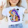2025 Movie KPop Demon Hunters T-shirt Summer Short Sleeve Tee for Casual Loose Girl Boy Graphic Printed Tops