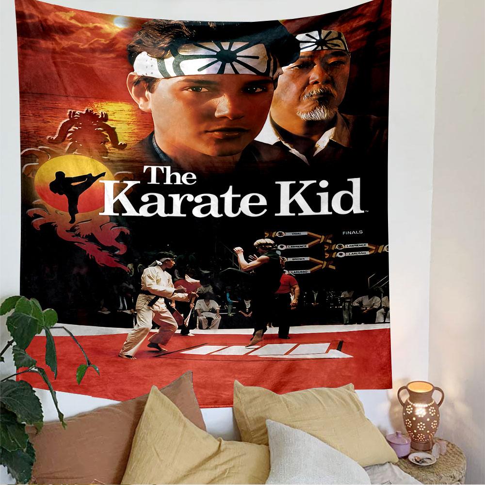Karate Kid Tapestry Wall Hanging, Classic Martial Arts Movie, Wall Decor for Bedroom Living Room Dorm