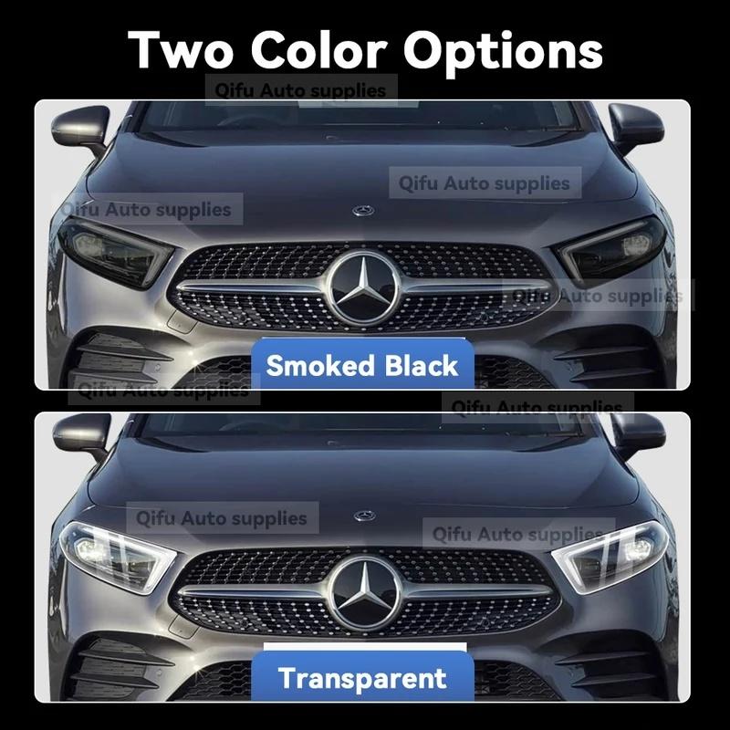For Mercedes Benz Clase A -2025 Car Headlight Protective Film TPU Pre Cut Anti-Scratch Headlight Vinyl Film Accessories