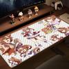 Игровой коврик для мыши из аниме Uma Musume Pretty Derby, настольный коврик Tokai Teio 900x400 мм, игровые аксессуары, XXL, кавайный, Hybxaxc, подставка для клавиатуры