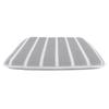Shower Seat Cushion Soft 4D Mesh Fabric Breathable Shower Chair Pad Gray White Striped for Shower Benches Sitting