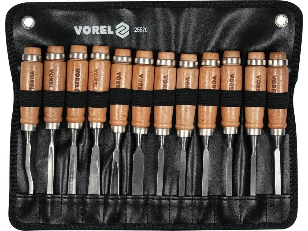 Vorel Wood Chisels Set of 12