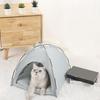 Haustier Zelt Bett mit Baldachin Tragbare Katze Bett Erhöhte Haustier Bett Atmungsaktive Weiche Katze