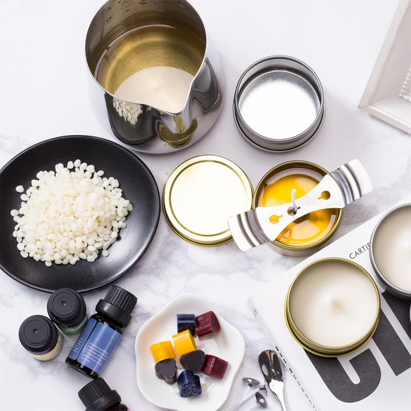 Подарок ручной работы! Набор для изготовления свечей из 31 предмета, набор материалов для домашнего ароматерапевтического набора свечей своими руками с пчелиным воском