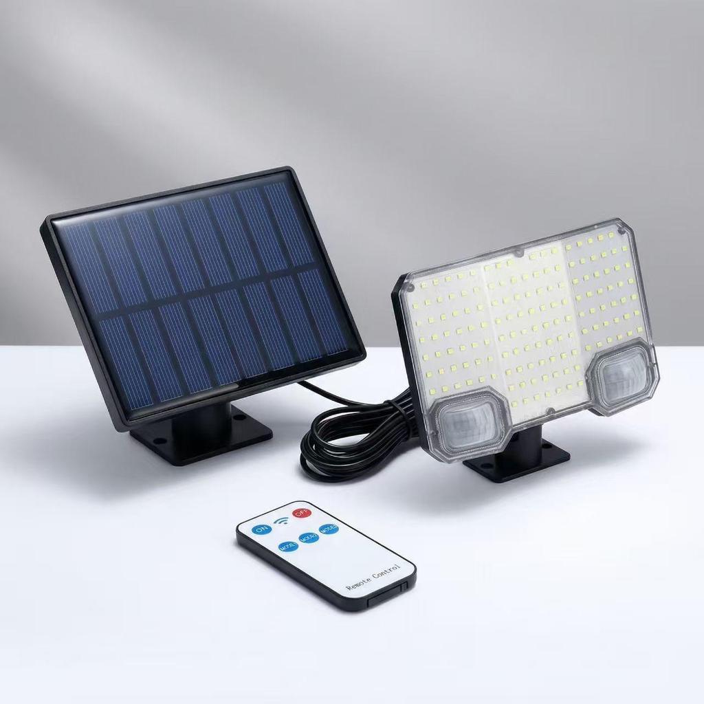 Solar Motion Sensor Wall Lamp for Outdoor Garage and Courtyard