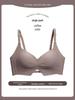 Seamless Adjustable Shaping Bra for Women with Large Busts, Push-Up, Side Support, Anti-Sagging, Thin Milk Cotton Cup