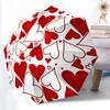 1pc Heart Circle Automatic Opening/Closing Umbrella with Operation & Windproof Canopy Yy260311043