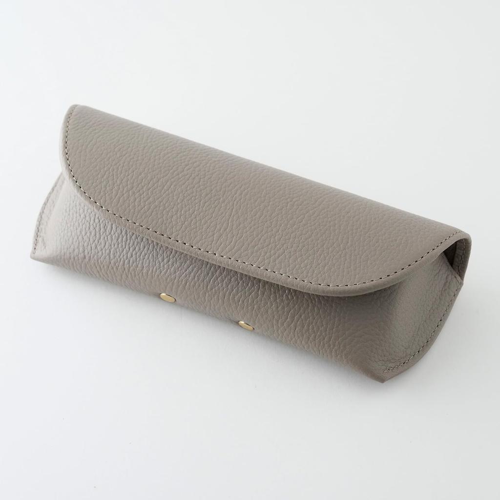 Чехол-футляр для очков, Серо-бежевый, OSL-5402