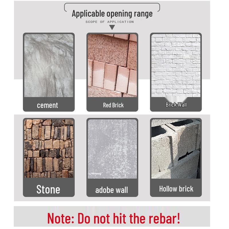 Сверло ударное 4-зубое с квадратным хвостовиком для бетона, сверло 2-зубое с круглым хвостовиком для расширения отверстий 150 мм