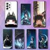 Чехол для телефона ZZZ H-Hoshimi M-Miyabi для Samsung S22, S21, S20, S10, S9, S25, S24, S23, Ultra, FE, Plus, Lite, Мягкий силикон, Черный