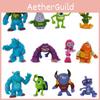 Engaging 12 Pcs Monsters University Sully Mike Anime Figurine Set For Tiny Hands And Imagination