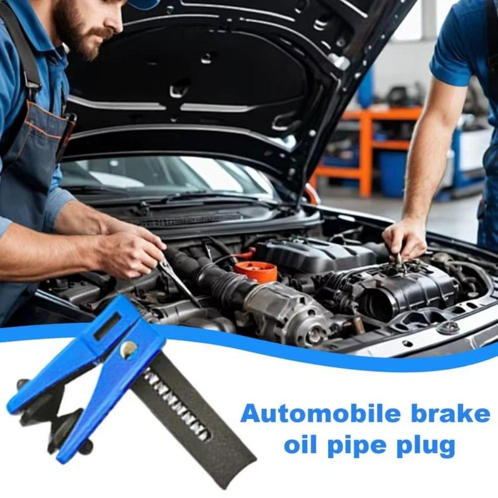 Universal Fit Brake Lines Clamp Tool Double Sealed Leak-proof Caps Plugs  Car Brake System