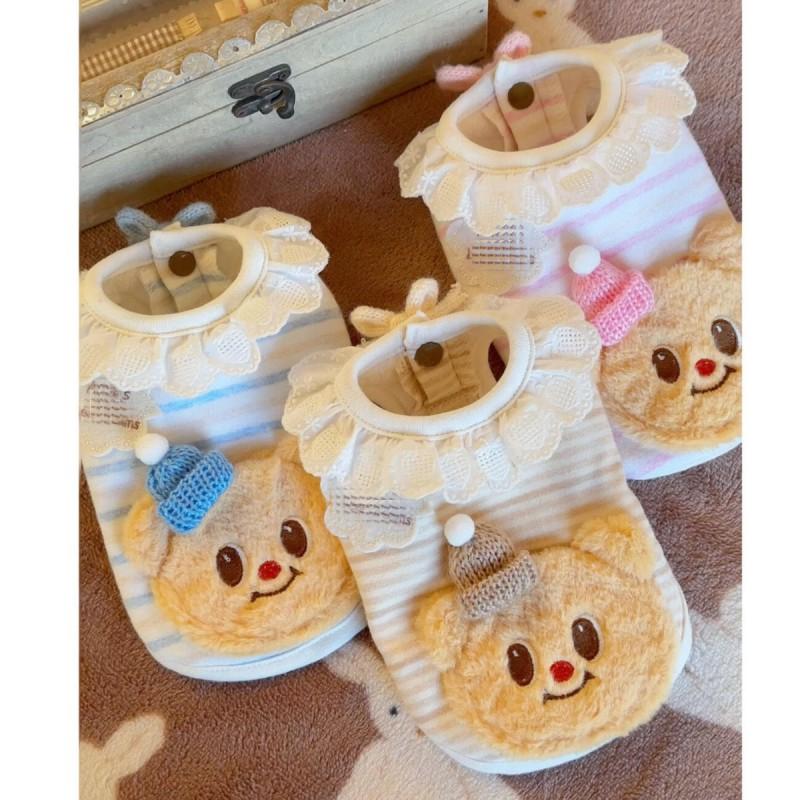 Pet Winter Sweater Small Dogs Cats Cotton Warm Coat Anti-Shedding Dog Clothing Teddy Bichon